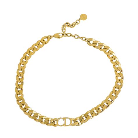 dior gold|gold dior necklace.